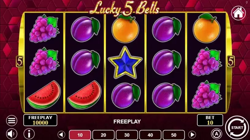 Lucky 5 Bells slot screenshot 1