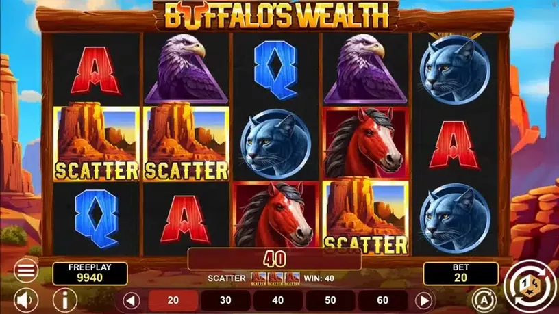 Buffalo’s Wealth slot screenshot 3