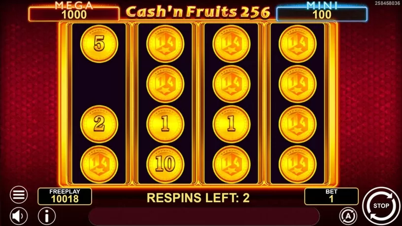 Cash’n Fruits 256 Hold And Win slot screenshot 5