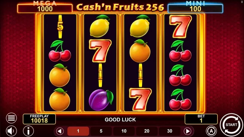 Cash’n Fruits 256 Hold And Win slot screenshot 3