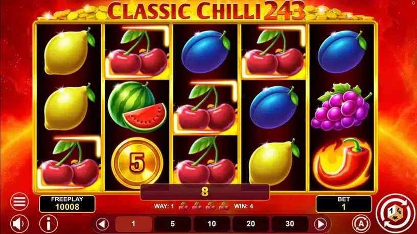 Classic Chili 243 slot screenshot 3