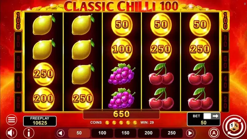 Classic Chilli 100 slot screenshot 3