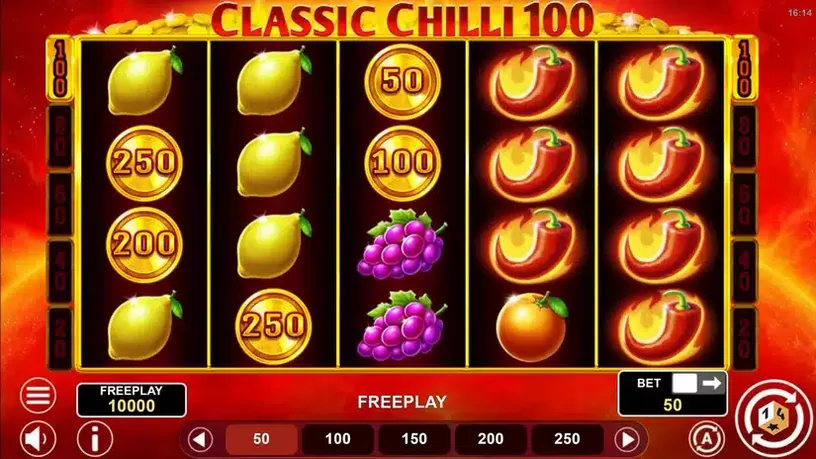 Classic Chilli 100 slot screenshot 1