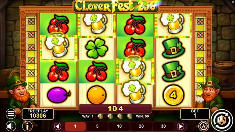 Clover Fest 256 slot screenshot 2