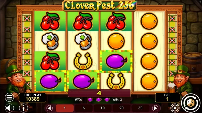 Clover Fest 256 slot screenshot 5
