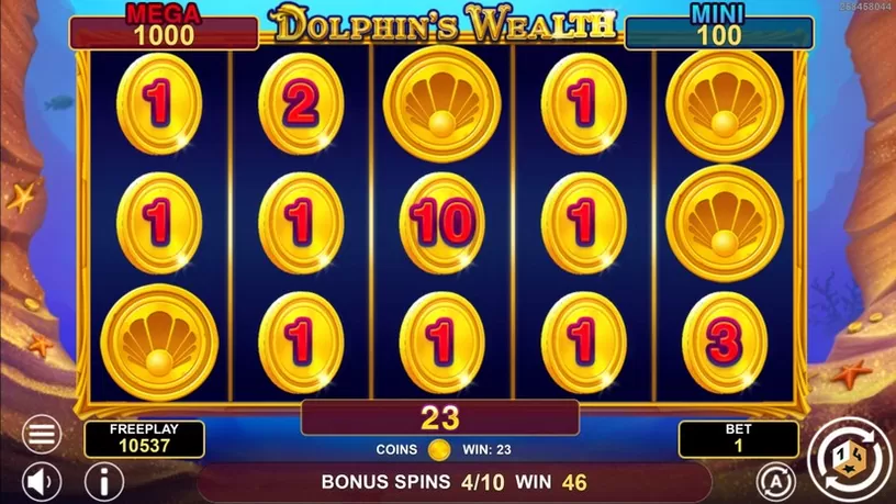 Dolphin’s Wealth Win Spins slot screenshot 5