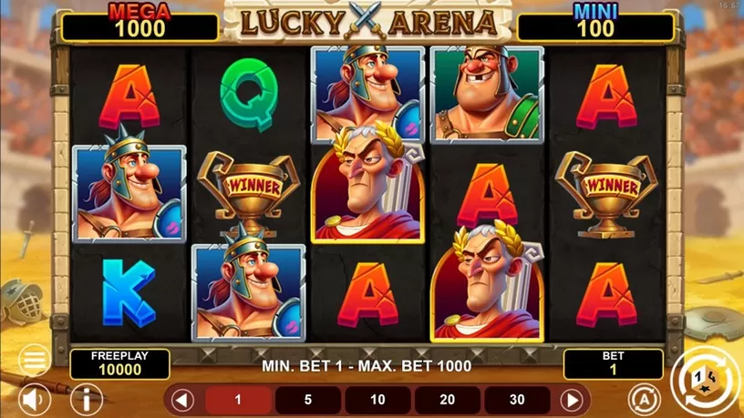 Lucky Arena Hold And Win slot screenshot 1