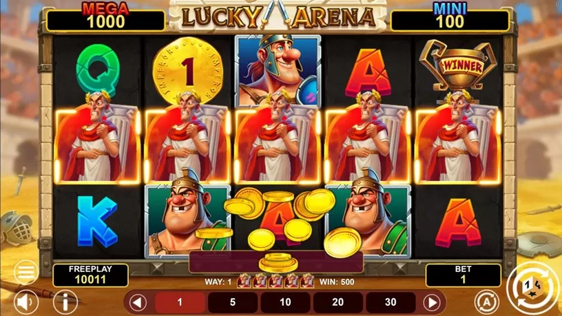 Lucky Arena Hold And Win slot screenshot 2