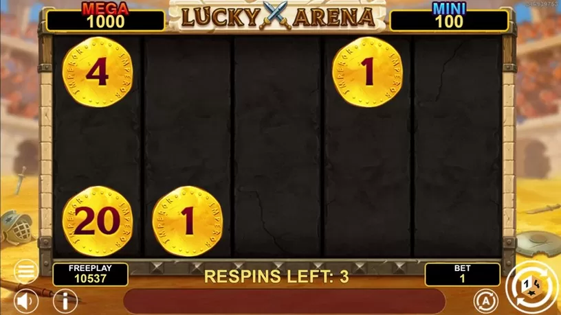 Lucky Arena Hold And Win slot screenshot 5