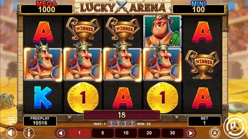 Lucky Arena Hold And Win slot screenshot 3