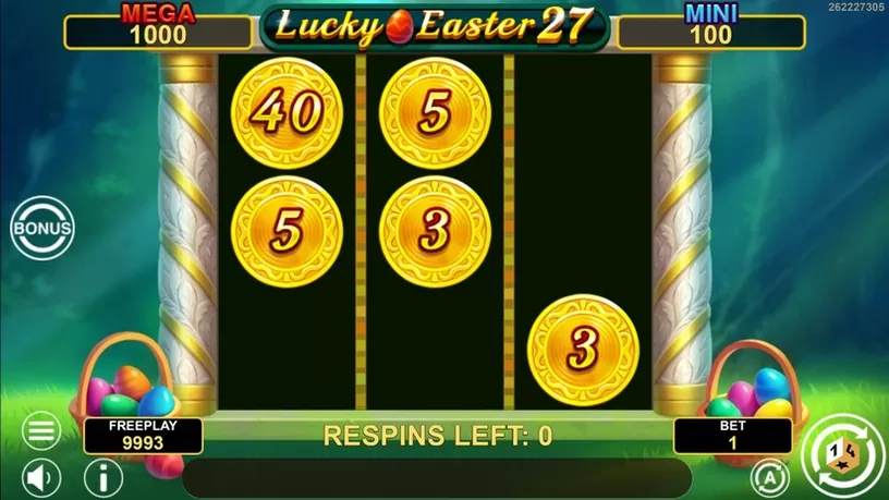 Lucky Easter 27 Hold And Win slot screenshot 5