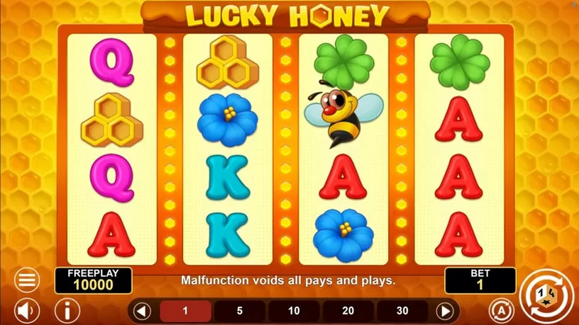 Lucky Honey slot screenshot 1