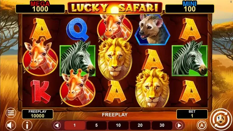 Lucky Safari Hold And Win slot screenshot 1