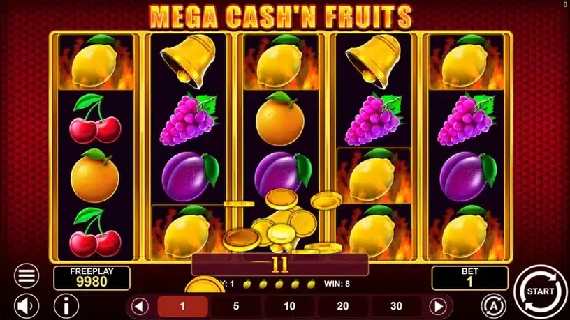 Mega Cash’n Fruits slot screenshot 4