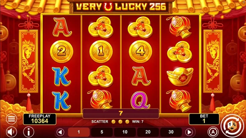 Very Lucky 256 slot screenshot 4