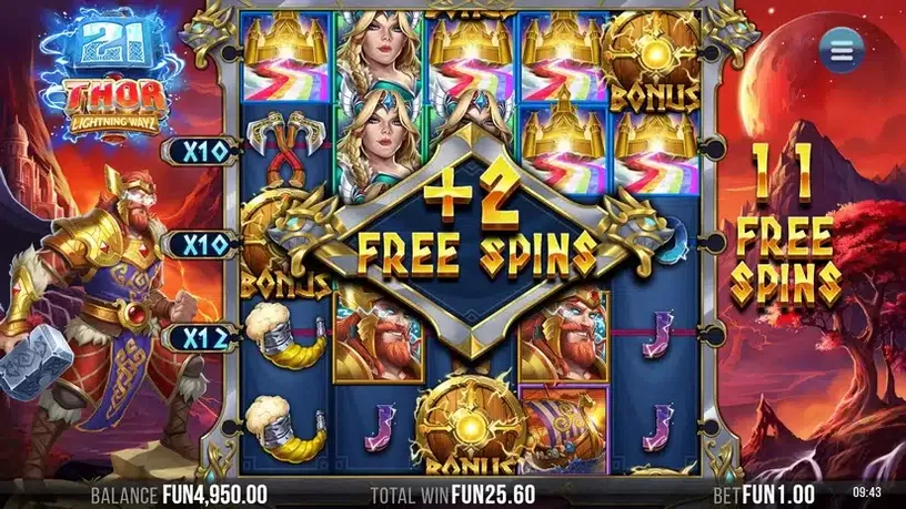21 Thor Lightning Ways slot screenshot 5