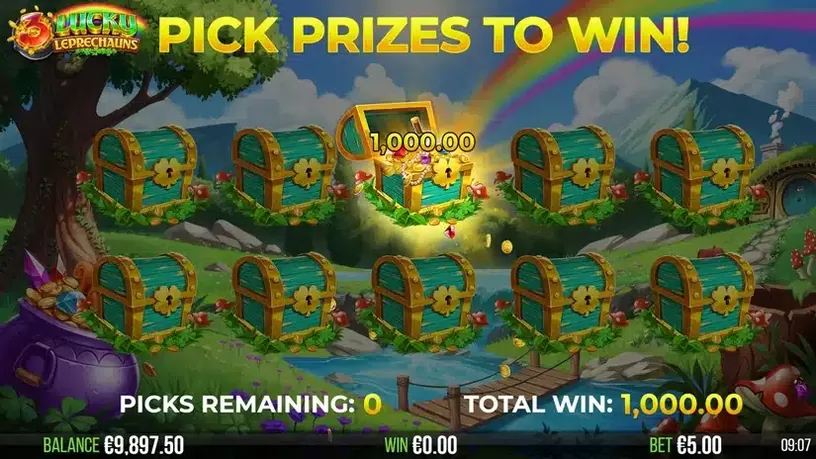 3 Lucky Leprechauns slot screenshot 7