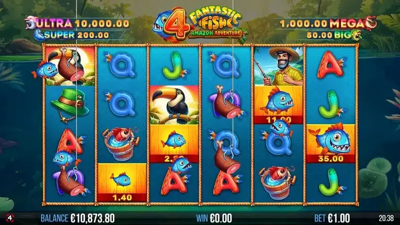 4 Fantastic Fish Amazon Adventure slot screenshot 5