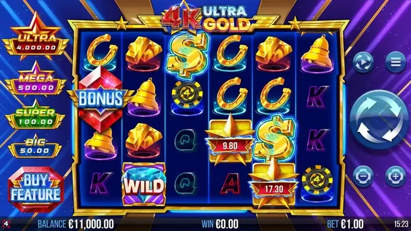 4K Ultra Gold slot screenshot 1