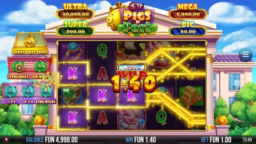 4TP Pigs N’ Pots slot screenshot 2