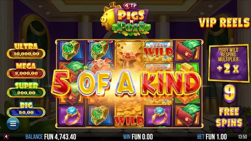 4TP Pigs N’ Pots slot screenshot 3