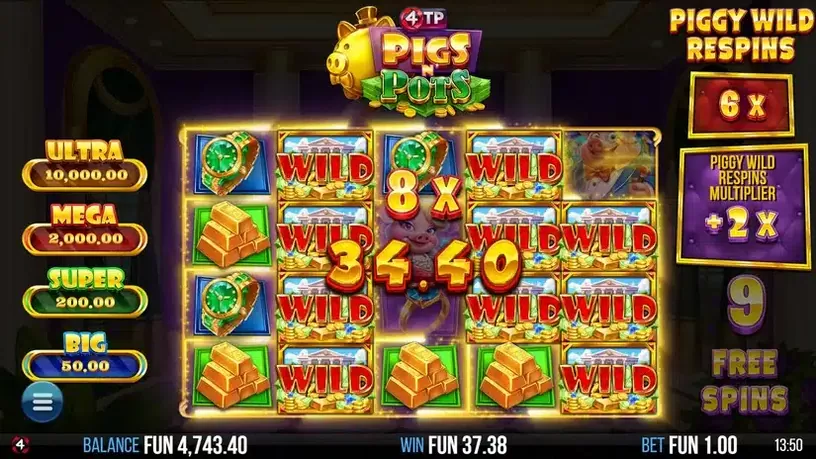 4TP Pigs N’ Pots slot screenshot 5