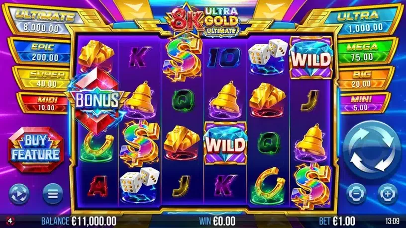8K Ultra Gold Ultimate slot screenshot 1
