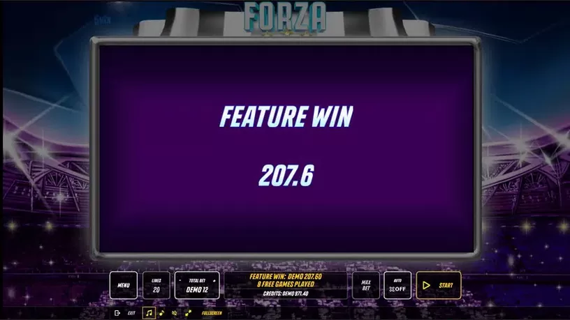 Forza slot screenshot 5