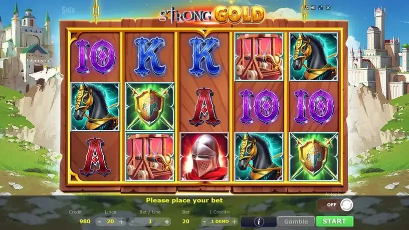 Strong Gold slot screenshot 1
