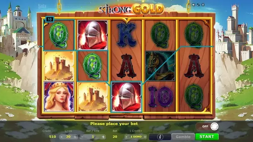 Strong Gold slot screenshot 4