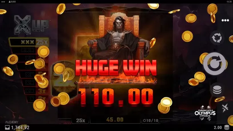 Chronicles of Olympus II – Hades slot screenshot 4