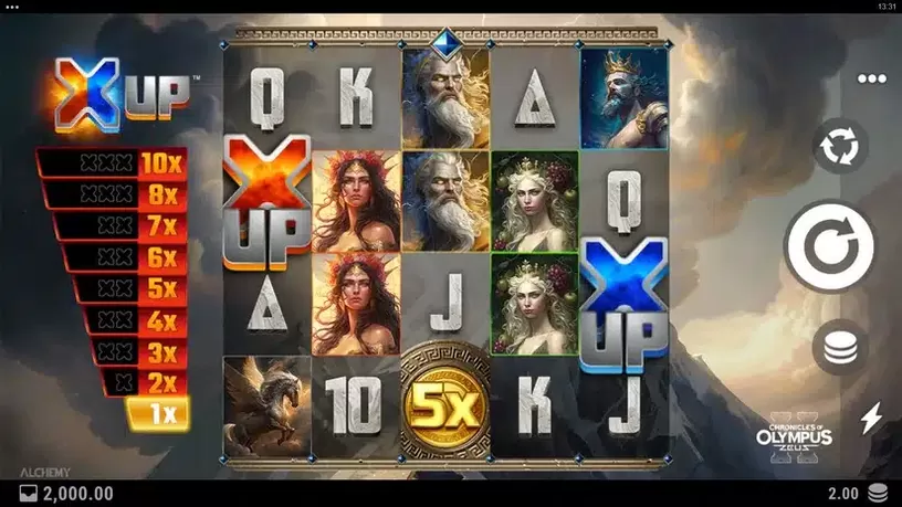 Chronicles of Olympus II – Zeus slot screenshot 1