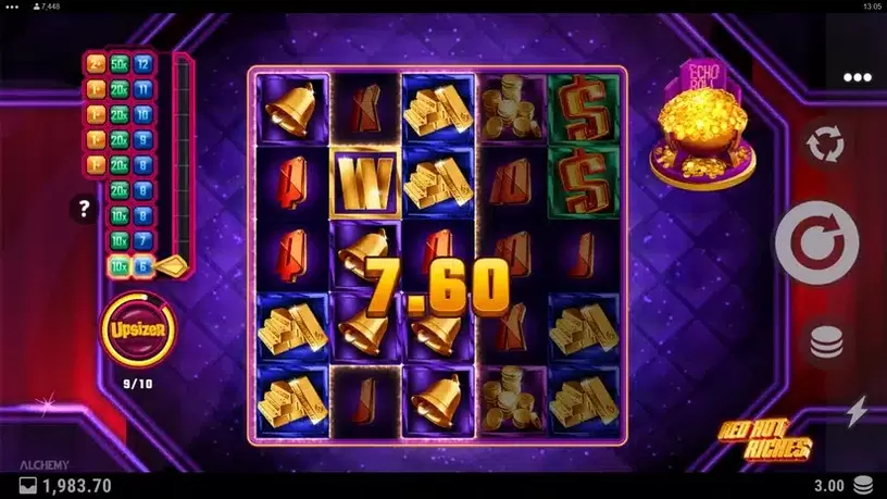 Red Hot Riches slot screenshot 4