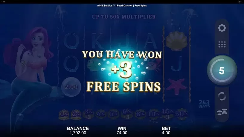 Pearl Catcher slot screenshot 6