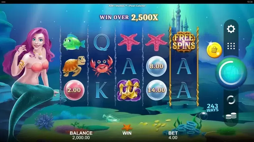 Pearl Catcher slot screenshot 1