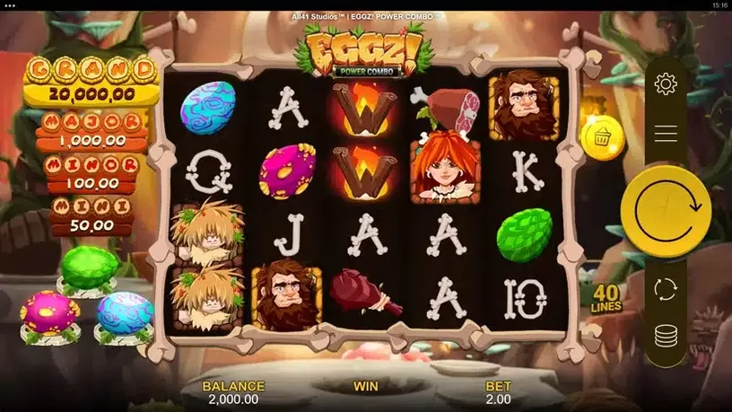Eggz! POWER COMBO slot screenshot 1