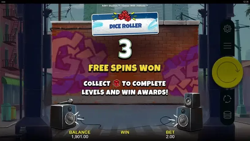 Geese With Attitude slot screenshot 3