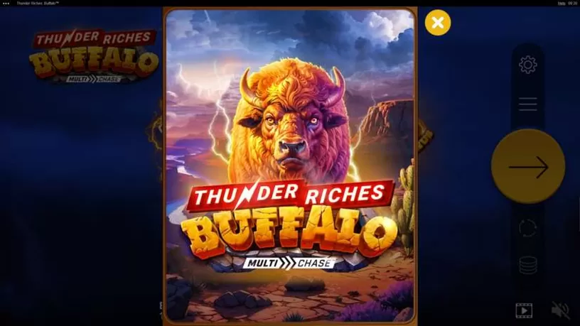 Thunder Riches Buffalo slot screenshot 1