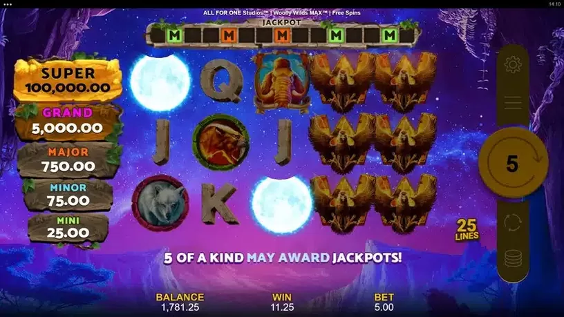 Woolly Wilds MAX slot screenshot 5