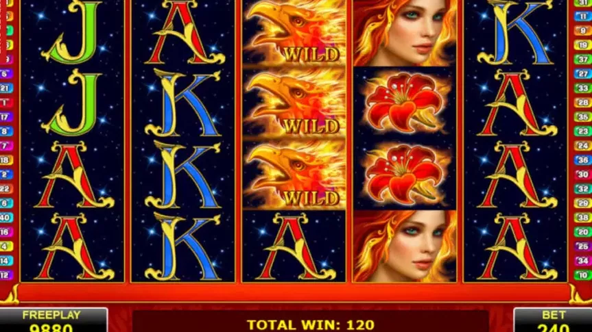 Arising Phoenix slot screenshot 2