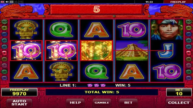 Aztec Secret slot screenshot 3