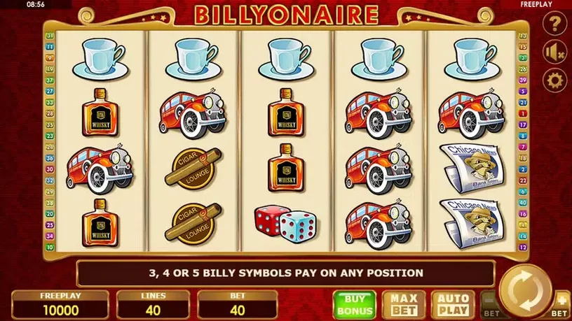 Billyonaire Bonus Buy slot screenshot 1
