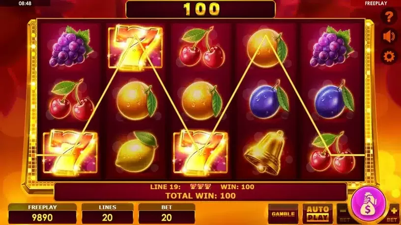 Book Of Fruits 20 slot screenshot 4