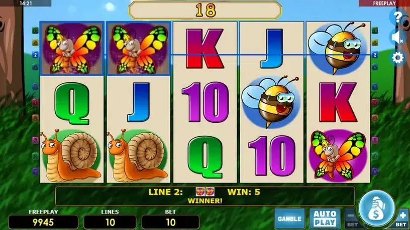Crazy Bee slot screenshot 3