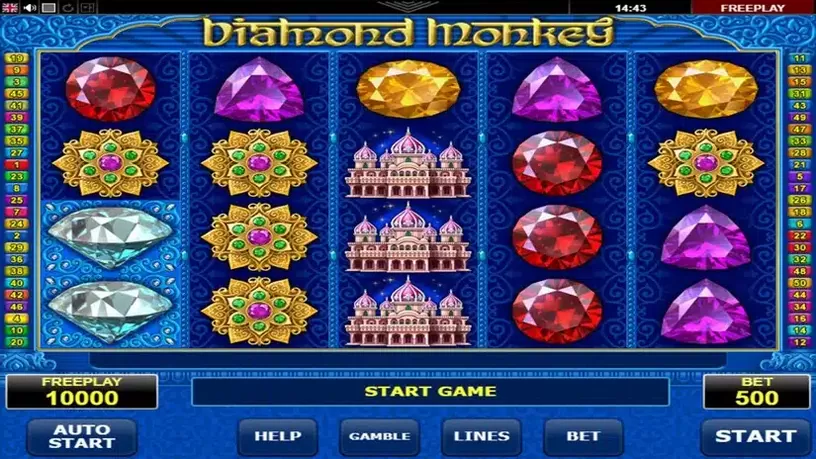 Diamond Monkey slot screenshot 1
