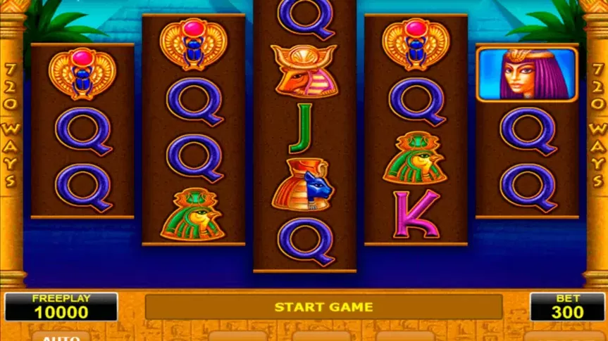 Eye of Ra slot screenshot 2