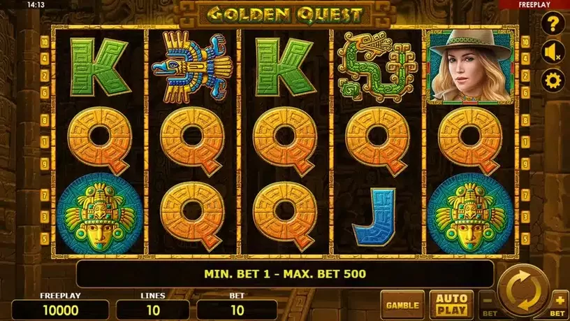 Golden Quest slot screenshot 1