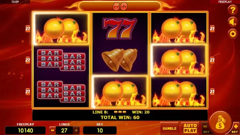 Hot Fruits 27 slot screenshot 5