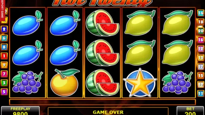 Hot Twenty slot screenshot 2