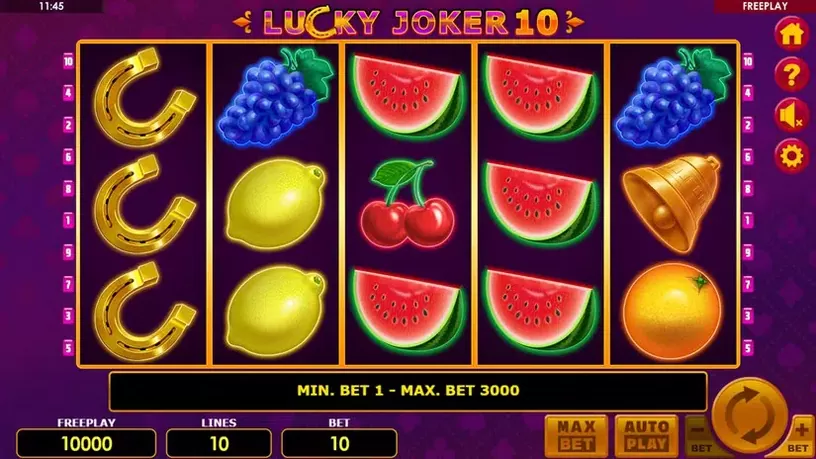 Lucky Joker 10 slot screenshot 1